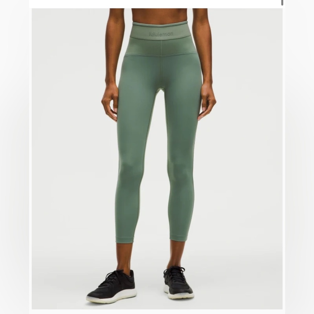 lululemon license to train leggings high rise logo 25”